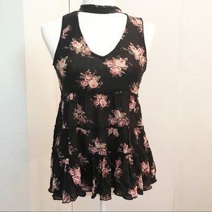 American Eagle Outfitter Floral Boho Empire Tank